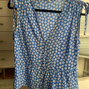 Madewell flower shirt